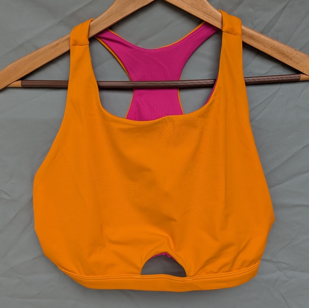 Jolyn Carmen Top NWOT Size 1X Pink Orange